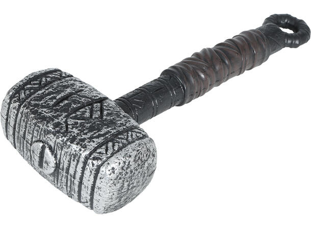 Middelaldersk hammer - Viking 1 Hammer i plast - 35cm 