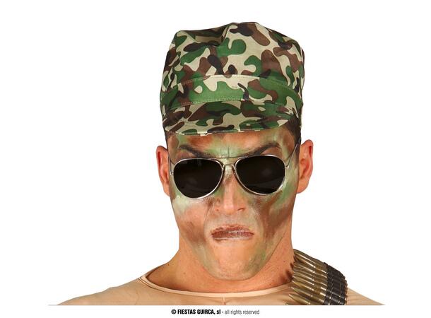 Militær Caps - Camo 1 Caps til voksen - Onesize 