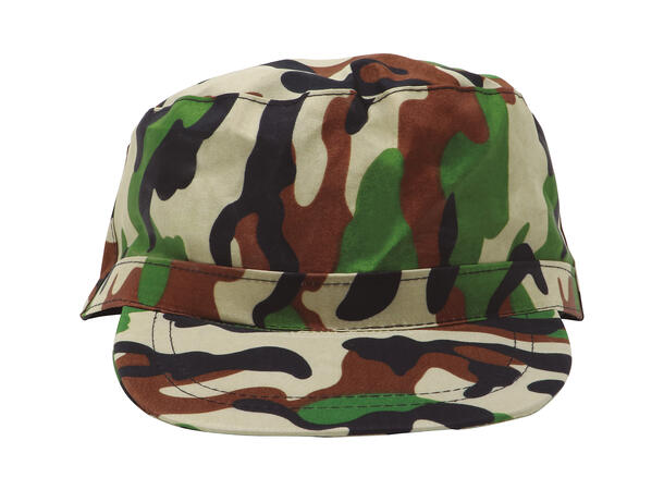 Militær Caps - Camo 1 Caps til voksen - Onesize 