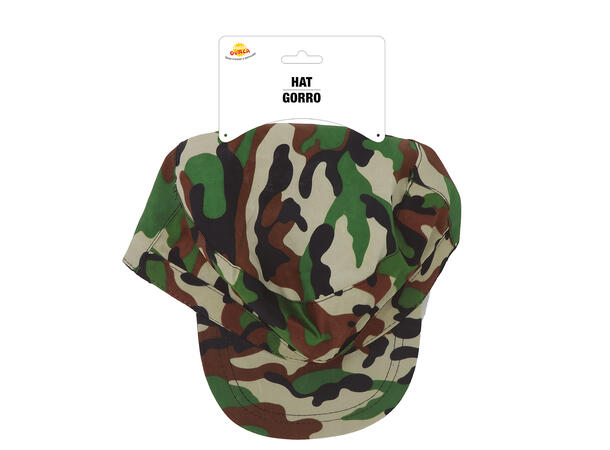 Militær Caps - Camo 1 Caps til voksen - Onesize 