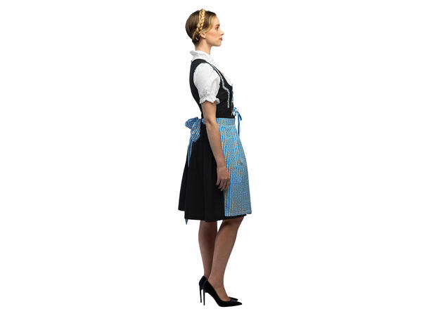 Oktoberfest kjole - Frau Fischer - Blå 1 Damekostyme - Str 40-42 