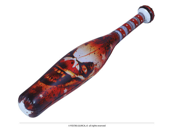 Oppblåsbart balltre - Klovn 1 Oppblåsbart festtilbehør - 90cm 