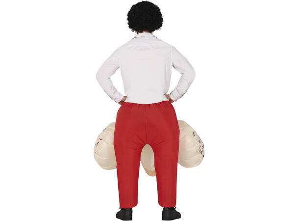 Oppblåsbart kostyme - Åpen smekk 1 Oppblåsbart kostyme - str 52-54 (L) 