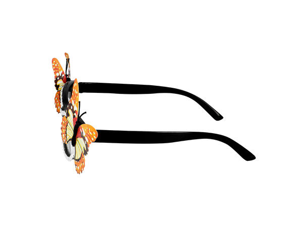 Partybriller m/Sommerfugler 1 Par briller i plast 