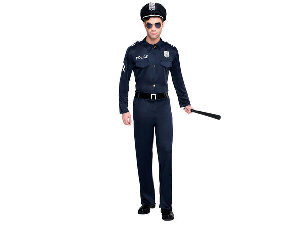 Politikostyme - Bobby - mørk blå 1 Herrekostyme - Str S 