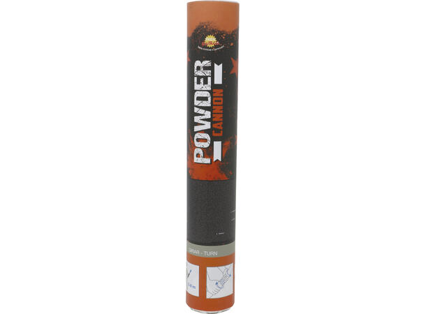 Powder canon (30gr) - Neon Oransje - UV 1 Pulverkanon (maisstivelse) - 30cm 