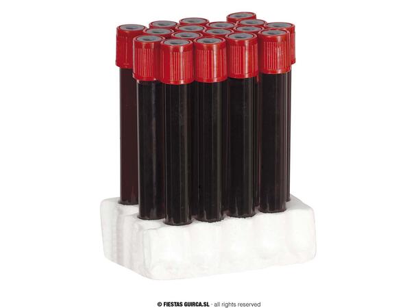 Reagensrør med falskt blod Display med 24 rørr blod - 15ml 