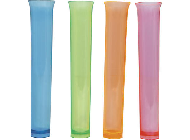 Reagensrør til Shots - Ass Neon farger 1 Display med 15 reagensrør - 13cm 