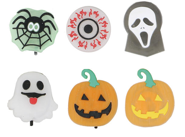 Ring - Assorterte design med LED-lys Boks med 24 assoterte ringer - 3cm 