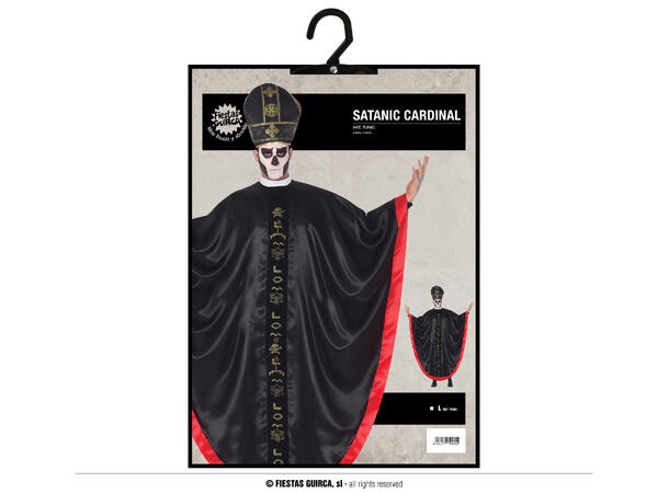 Satanisk kardinal - Mann 1 Kostyme til herre - 56-58 (XL) 