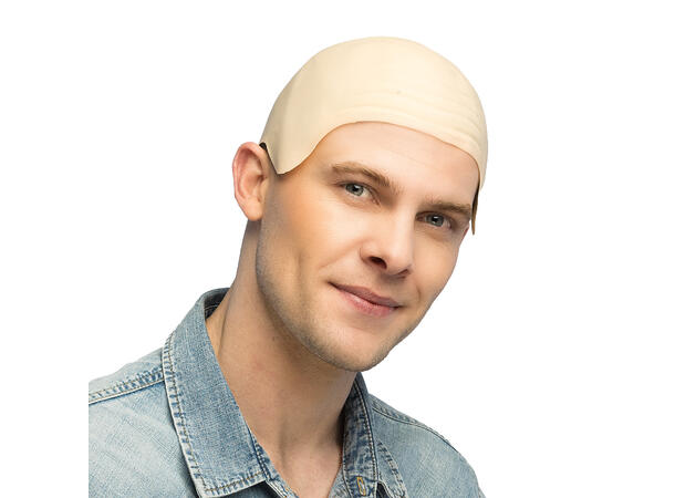 Skallet hode - latex 1 Hodeplagg i latex 