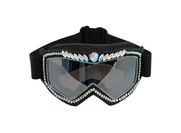 Skibriller - Galaxy . Sort m/Stener 1 Par skibriller i plast 