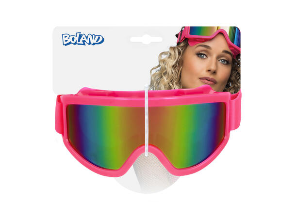 Skibriller - Neon Rosa - UV 1 Par skibriller i plast 