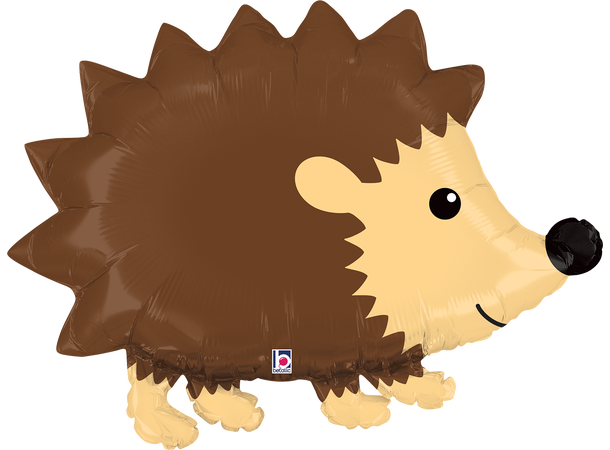 Skogens dyr - Pinsvin 1 Folieballong med form - (67x50 cm) 