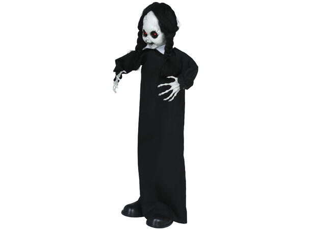 Skrekkfigur - Dukke med hvitt fjes 1 Figur m/lyd/lys/begegelse - 95cm 