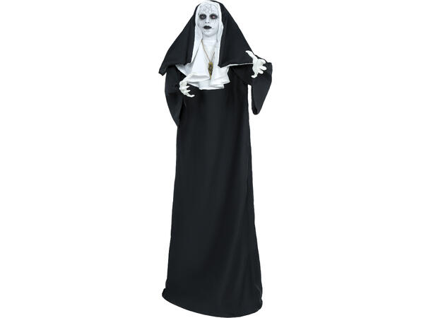Skrekkfigur - Nonne - sort/hvit 1 Figur m/lyd/lys/begegelse - 150cm 