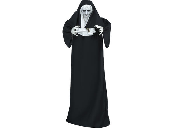 Skrekkfigur - Nonne - sort/hvit 1 Figur m/lyd/lys/begegelse - 150cm 