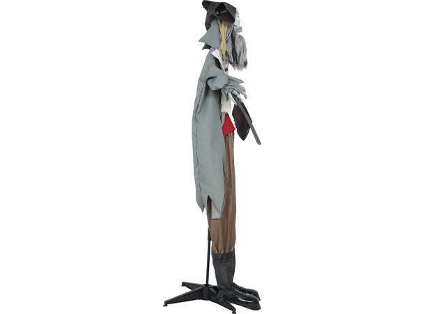 Skrekkfigur - Pirat - skjelett 1 Figur m/lyd/lys/begegelse - 180cm 