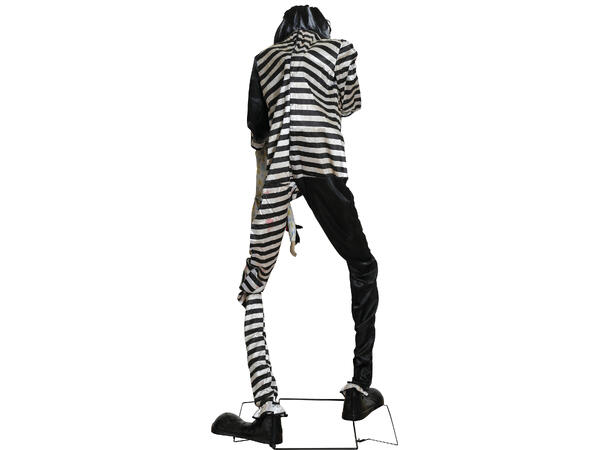 Skrekkfigur - Skummel klovn med barn 1 Figur m/lyd/lys/begegelse - 215cm 