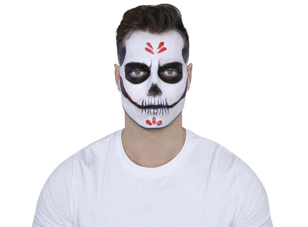 Sminkesett - "Day of The Dead" 1 Sett m/sminke og tilbehør 