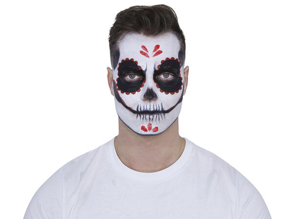 Sminkesett - "Day of The Dead" 1 Sett m/sminke og tilbehør 