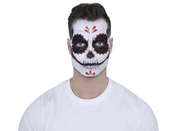 Sminkesett - "Day of The Dead" 1 Sett m/sminke og tilbehør 