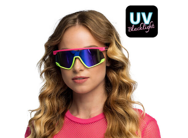 Solbriller - Neonfarger - UV 1 Par briller i plast 