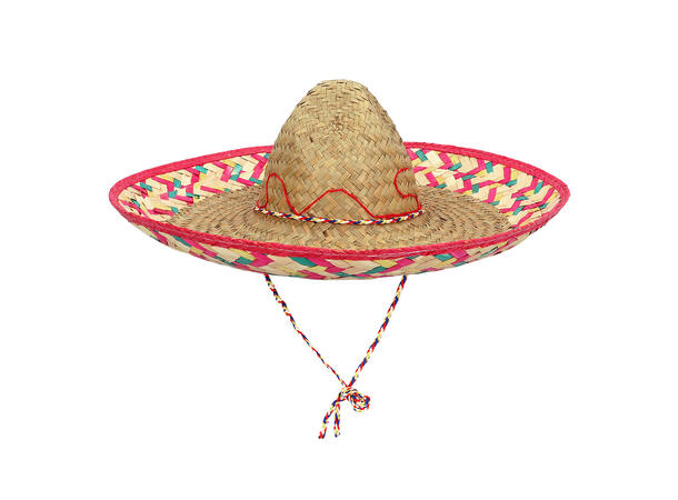 Sombrero - Strå - Flerfarget 1 Hatt - Onesize - 50cm 