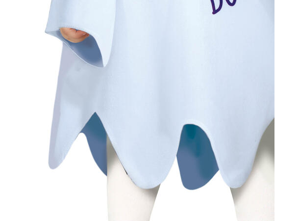 Spøkelse - Hvit tunika 1 Babykostyme - Str 18-24 Mnd 