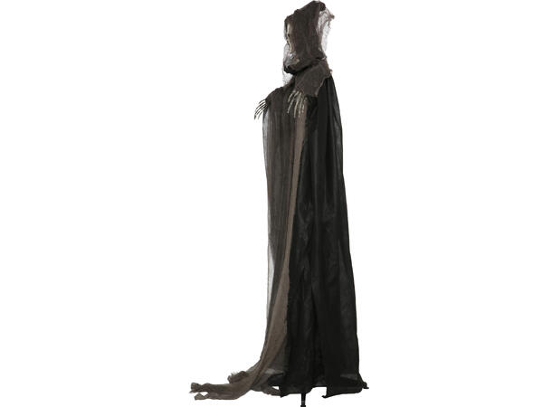 Stående skjelett m/kappe 1 Figur m/lyd/lys/begegelse - 175cm 