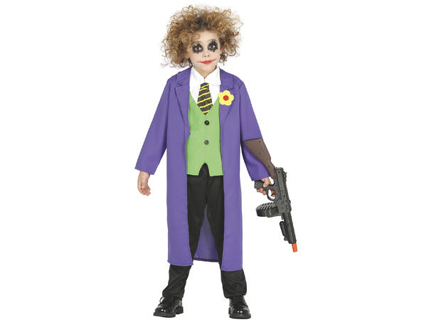 Superhelt - Joker - Barn 1 Kostyme til barn - 7-9 år (133 cm) 