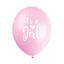 Superprint Premium “It’s a Girl” - Rosa 5 Gummiballonger - 30cm (12")