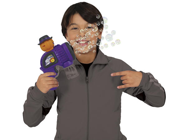Såpeboblepistol - Gresskar - lilla 1 Pistol i metall/PVC - 20x15cm 