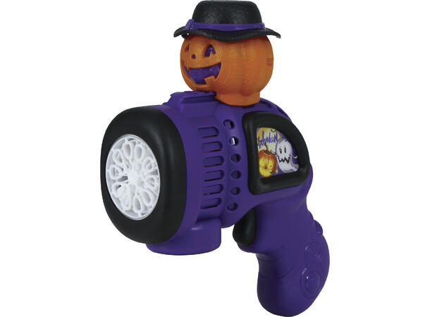 Såpeboblepistol - Gresskar - lilla 1 Pistol i metall/PVC - 20x15cm 