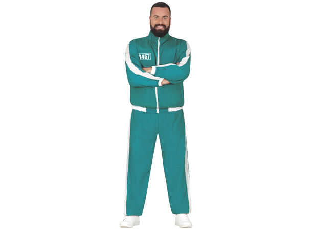 THE GAMER - Grønn treningsdress - Mann 1 Kostyme til herre - 56-58 (XL) 
