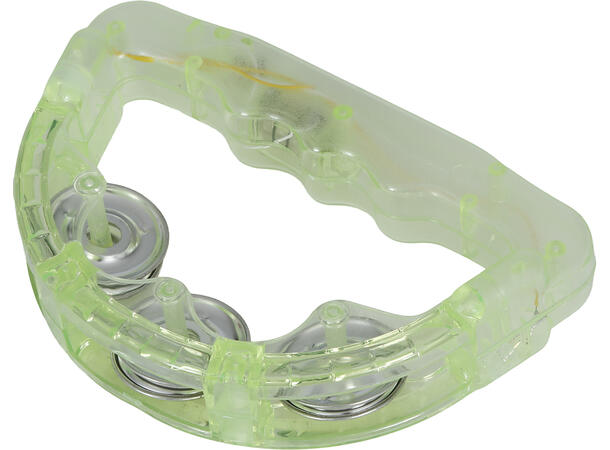 Tamburin m/LED-lys - 3 Farger ass 1 Tamburin med LED-Lys - 16x15cm 