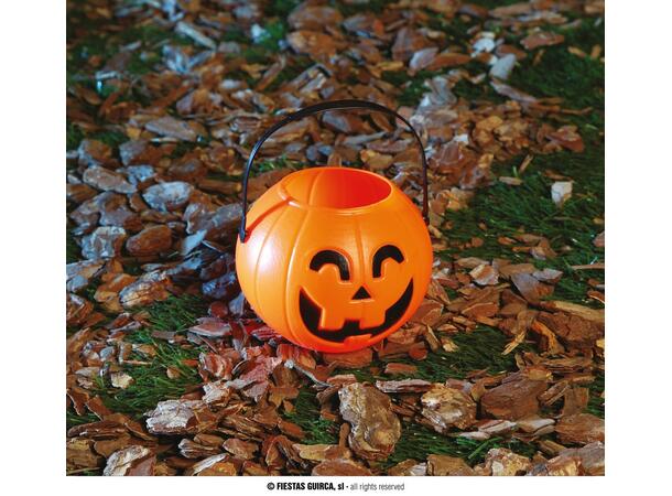 Trick or Treat - Godtekurv gresskar 1 Gryte i plast - 9cm 