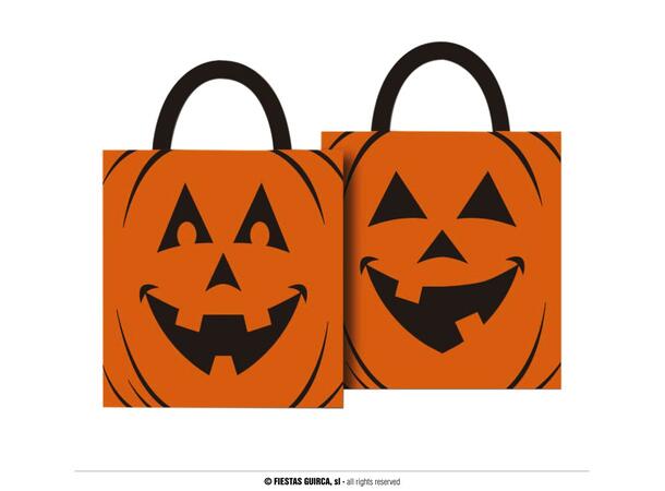 Trick or Treat - Godtepose m/gresskar 1 Pose i PVC - 38x35cm 