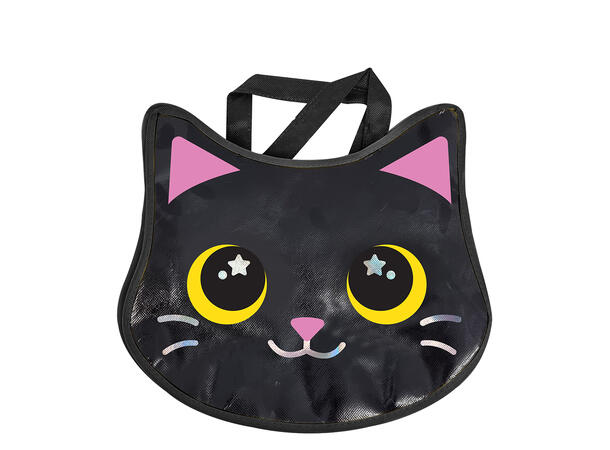 Trick or Treat - Godteveske katt 1 Pose i PVC - 32x32m 