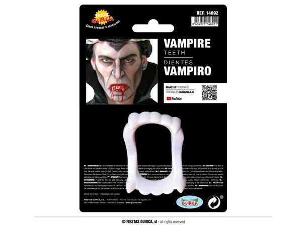 Vampyrtenner - helt sett 1 Sett tenner i plast 