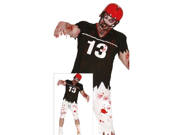 Zombie Quarterback 1 Kostyme til herre - 48-50 (M) 