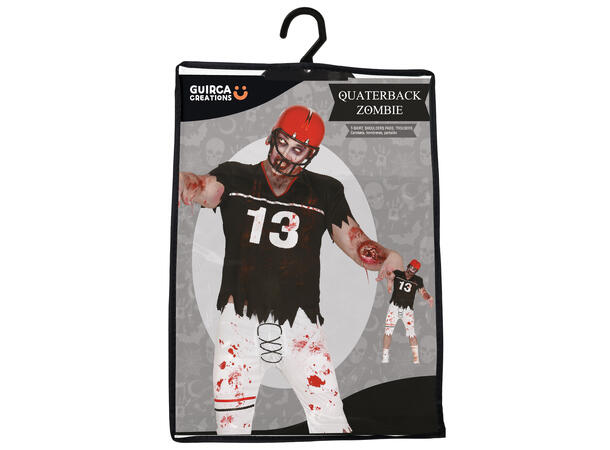 Zombie Quarterback 1 Kostyme til herre - 48-50 (M) 