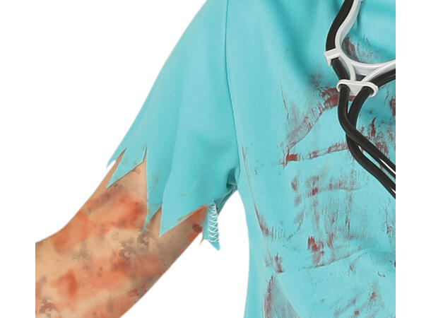 Zombie kirurg - Gutt 1 Kostyme til barn - 7-9 år (133 cm) 