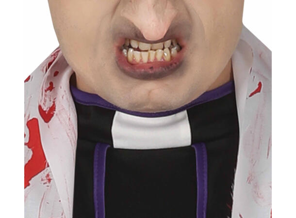 Zombie prest - Prestekappe, belte, hatt 1 Herrekostyme - str 54-56 (XL) 