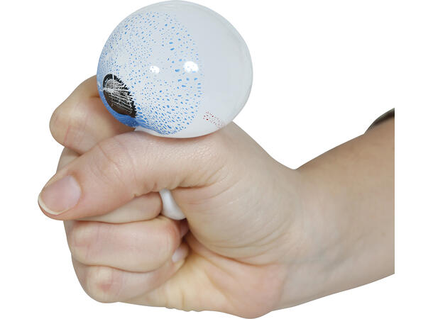 Øyeepler i myk gummi - Assorterte farger Display med 24 øyne i gummi - 6cm 