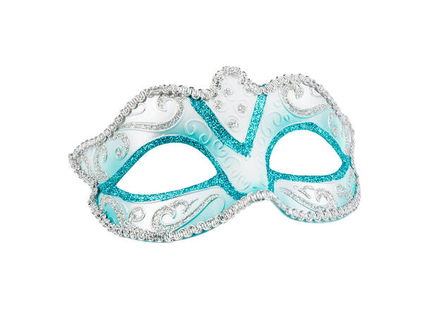 Øyemaske - Venezia - Assortert 5 farger 1 Øyemaske - Onesize 