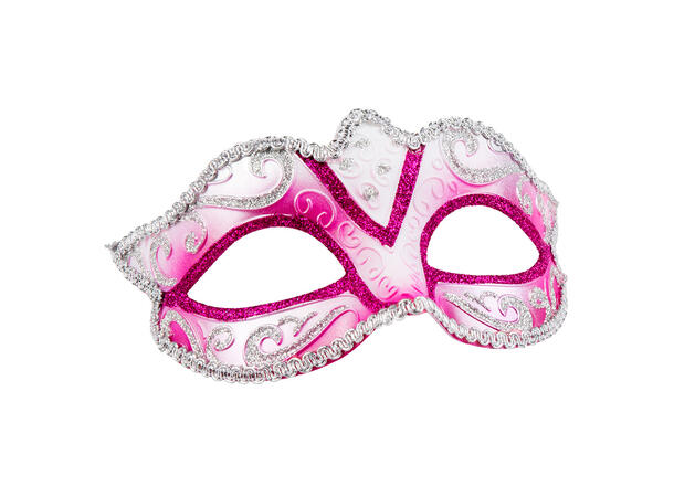 Øyemaske - Venezia - Assortert 5 farger 1 Øyemaske - Onesize 