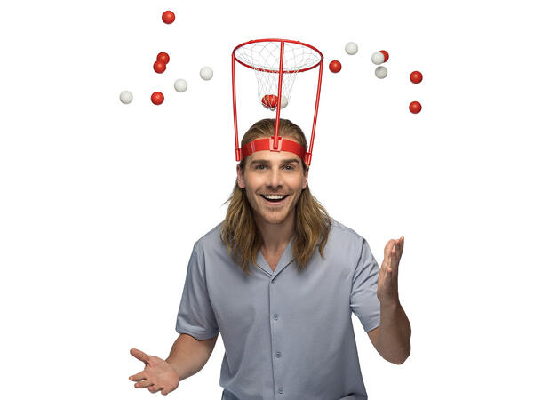 Drikkelek - Basketball hodekurv Innhold 1 Hodekurv, 20 baller 