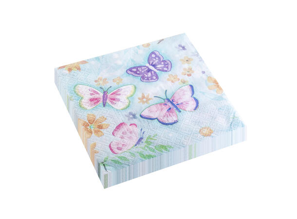 Flutter 16 Lunsjservietter - 33x33cm 