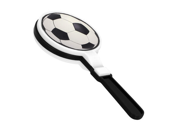 Fotball håndklapper 6 Håndklappere i plast - 9,5x4,8cm 